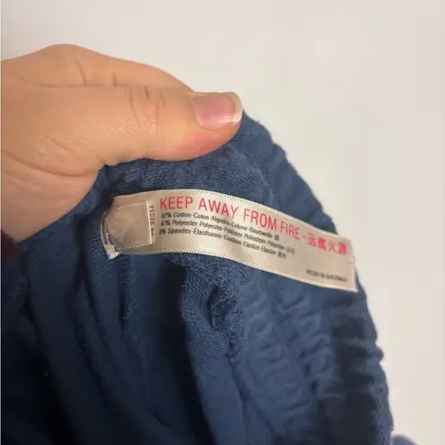 Free People  Movement Navy Blue Sunny Skinny Jogger Drawstring Sweatpants