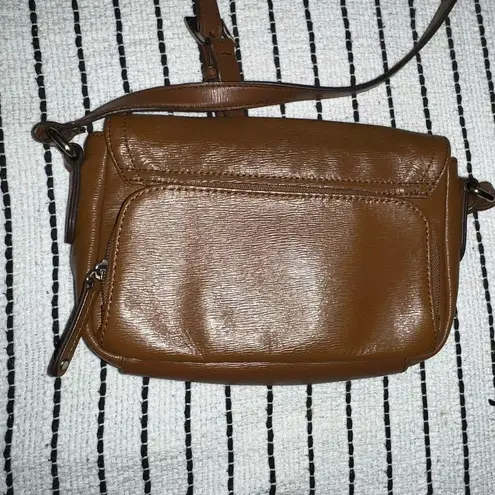 Tignanello Crossbody Bag with Buckle Accents, like new Tan