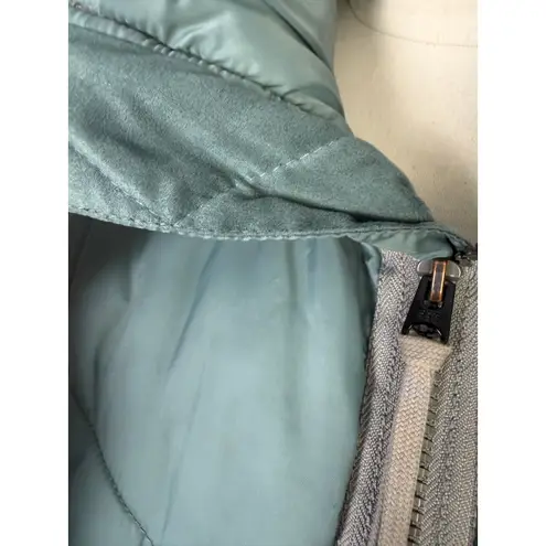 G-star Raw Sage Green Funnel Neck Puffer Coat XS Quilted Lightweight Minimalist