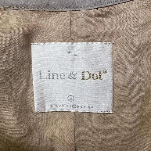 Line and Dot Shorts Lime Yellow Brown Striped Pleated Front Zip Shorts Small Silk