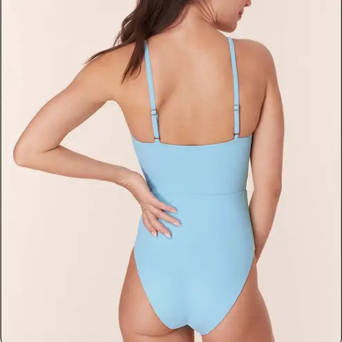 ANDIE The Snap One Piece Swimsuit Hydrangea Blue size XL NWT