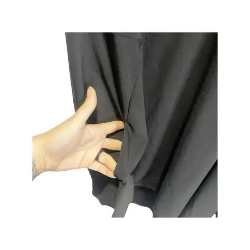 Women With Control XSP Black Tunic Collared V Neck Pockets Sleeveless Hi Low Hem Size undefined