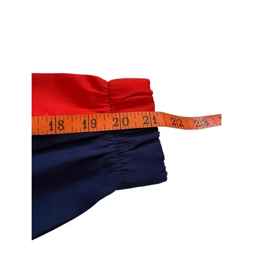 Helium Moto Wear Cropped Patch Jacket Racing Sports Athletic Grunge Punk Blue Size M