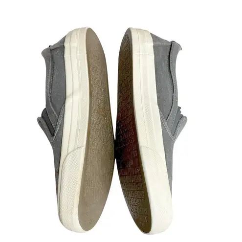 Taos Footwear Women's Canvas Slip On Comfort Casual Sneaker Shoes Gray Size 7