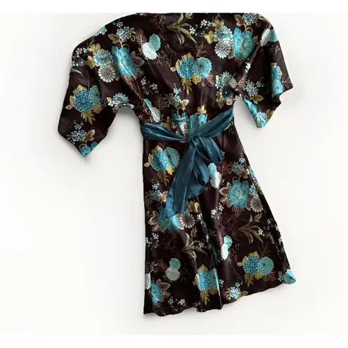 Jodi Kristopher Womens Y2K Babydoll Forest Fairy Dress 7/8 Blue Brown Formal