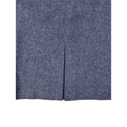 Pierre Cardin Wool Skirt Women’s Size 10 Heather Blue A Line Midi Vintage Rare