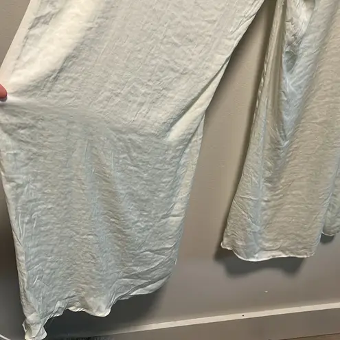 Summersalt (NWT) The Perfect Palazzo Wide Leg Pant, Cream, Size XL