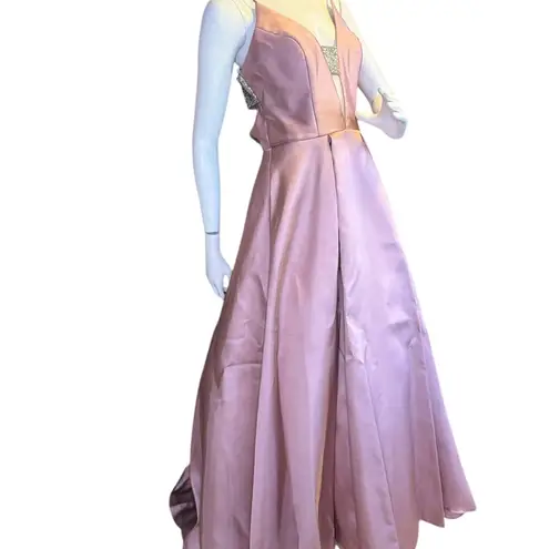 Pink By Alexia Designs Ball Gow Backless Ptom Dress Size 12.