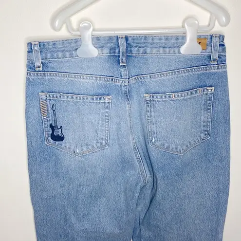 Paige  High Rise Sarah Straight in Briezy with western prints size 28