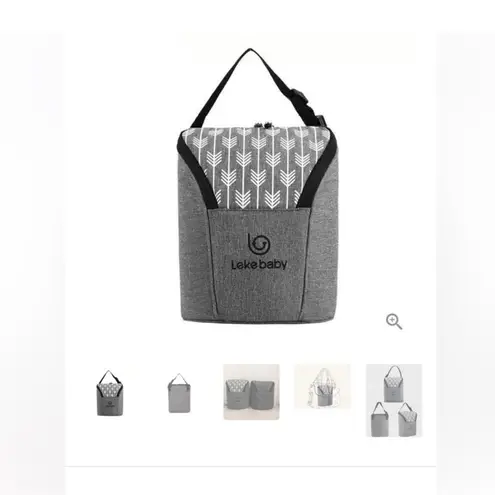 Lekebaby bottle/breastmilk cooler bag Gray Size OS