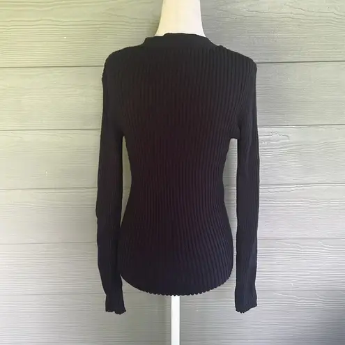 autumn cashmere Cotton by Ribbed Sweater