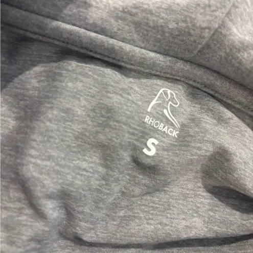 Rhoback Women’s Tempo Performance Hoodie in Heather Gray Size Small