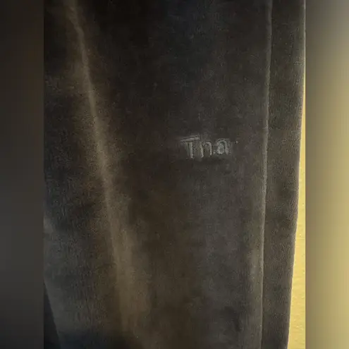 TNA Women’s Blue Sommer Velour Pant Velour Flare Pants Size XL Gray