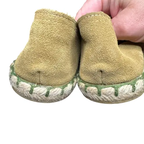 Miz Mooz Shoes Womens Size 36 Suede Espadrille Slip On Made In Spain Casual