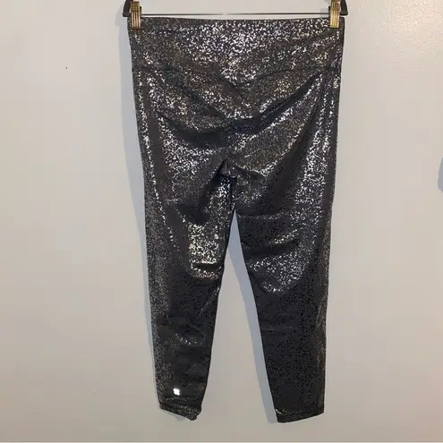 Sweaty Betty  Goddess 7/8 Workout Leggings GREY TERRAZZO FOIL PRINT Size XL 🆕