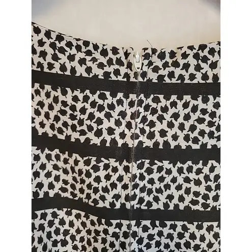 Vtg 80s Prairie Midi Dress Floral Cottage Modest Church Pockets Granny Size 8 Black