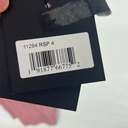 Mac Duggal NWT Sequined Strapless Faux Bow Column Gown Rose Pink 11284 Sz 4