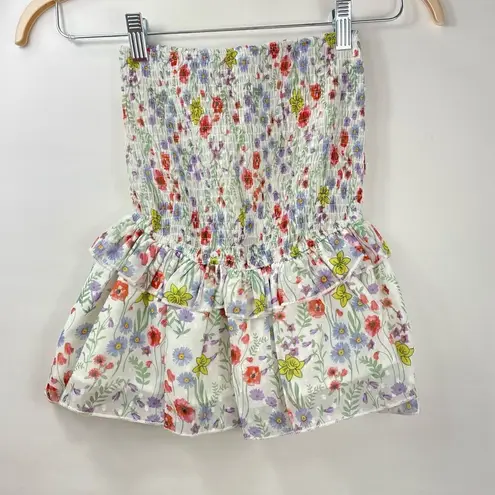 70/21 Ruffle Floral Print Skirt Size XS
