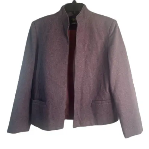 Panther Vintage Wool Dress Blazer Purple Jacket Women's Size MD Size M