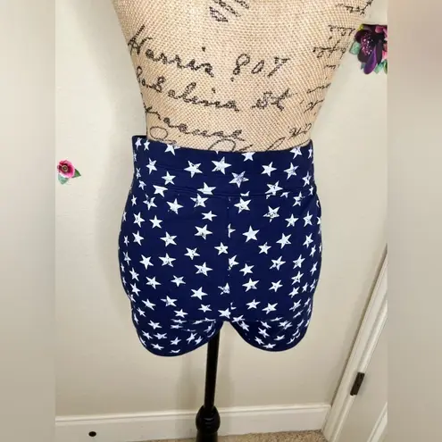 Motherhood Maternity Blue & White Star Lounge Shorts Size Extra Large