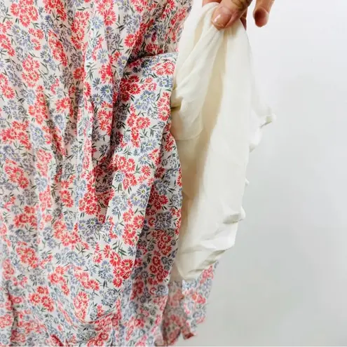 Reformation  Nikita Floral Midi  
Ruffle dress NWT