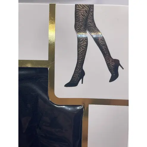 * NWT~ WOMEN'S SEXY‎ LEGS LACE TIGHTS One Size Fits Most Black