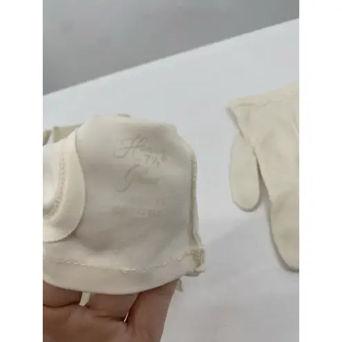 Lot Of 2 VTG Cotton Women's Fashion Gloves Kay Hansen Washable Long Short