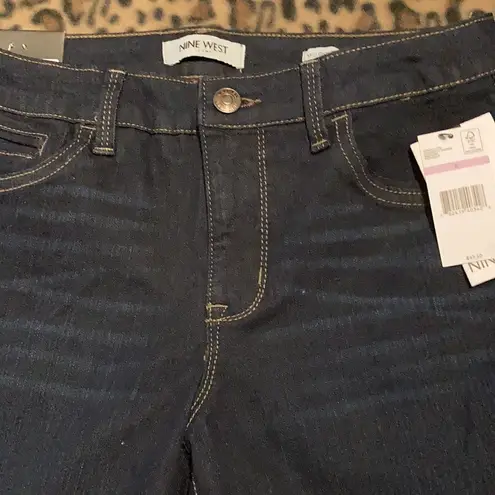  Shorts Women’s Size 6 Jean Shorts Nine West Jeans Mid Rise Bermuda
