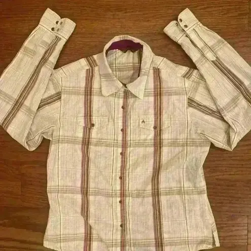 Aura Women's Wrangler Pearl Snap Western Rodeo Shirt Size Medium Rodeo