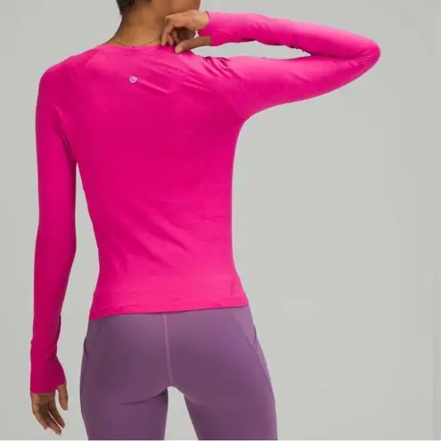 Lululemon  Women’s Size 6 Long Sleeve Swiftly Tech Sonic Pink Race Length New