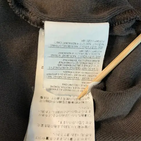 United Colors Of Benetton Long Sleeve T-Shirt Gray Graphic Print Women's Size M