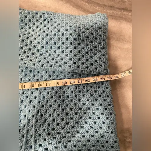 Handmade Crochet Granny Square One Size Cozy Cardigan Boho Chunky Knit Sweater