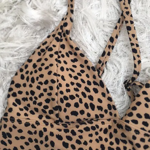 Forever 21 Animal Print Fashion V-Neck Bralette