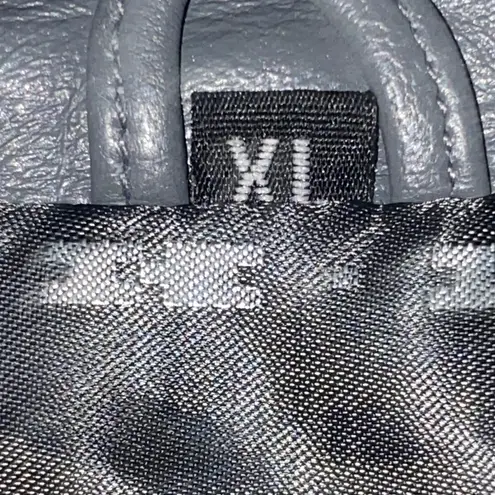 EAST INDIA LEATHER CO WO SIZE XL GRAY Leather Jacket with Zipper Details EUC