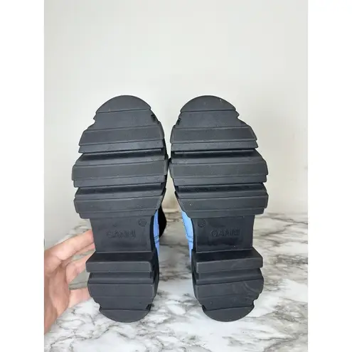 Ganni Placid Blue Mid Chelsea Boots Size EU 36, US 6 NEW