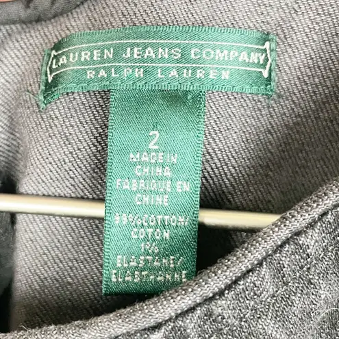 Pacific&Co Lauren Jeans Ralph Lauren Sleeveless Black Denim Fit & Flare Mini Dress