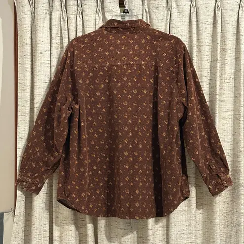 Looney Tunes Woman Tweety Bird Corduroy Shirt