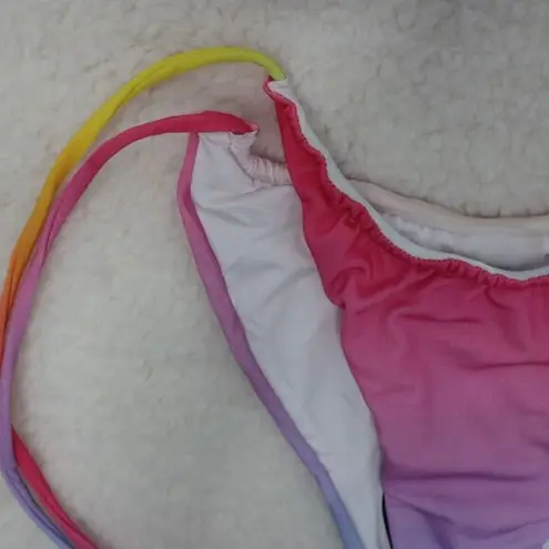 NEW Monica Hensen Beachwear MHB miami vice string bikini bottom, size XS Pink