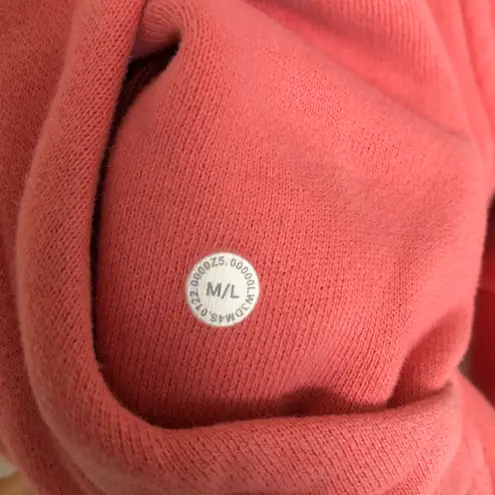 Lululemon Scuba Oversized Half-Zip Hoodie Raspberry Cream M/L 🍋