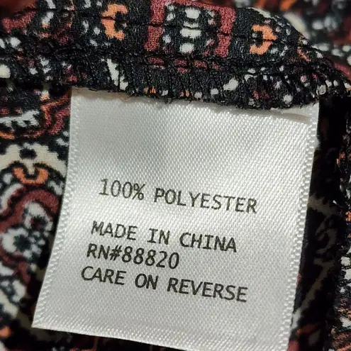 Anne Carson Black Geo Halter Tank Size Medium