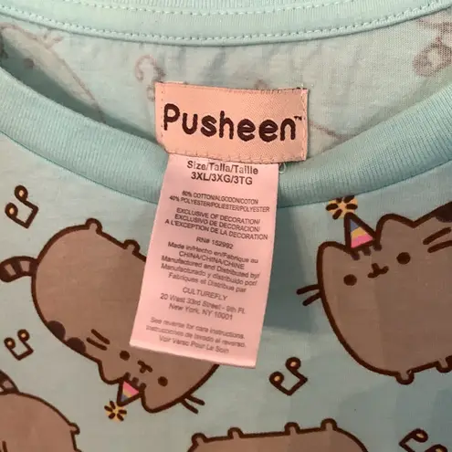 Pusheen birthday theme T-shirt 3X like new