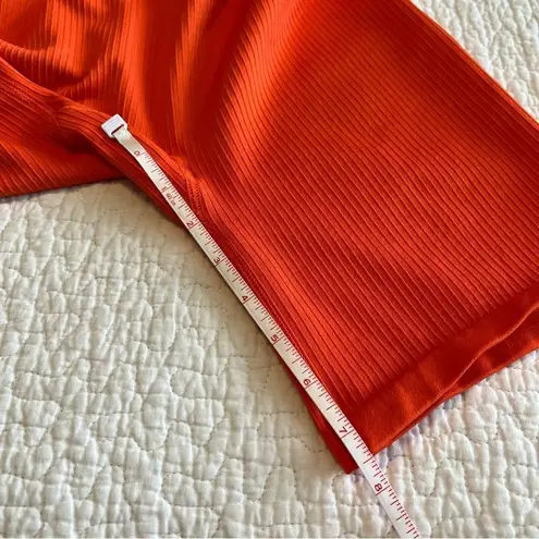 Balance Athletica ✨  Vitality Orange Ribbed Biker Shorts Large