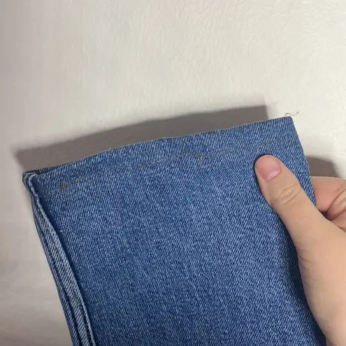 RE/DONE Originals 80s slim straight jeans in medium 19 wash size 25