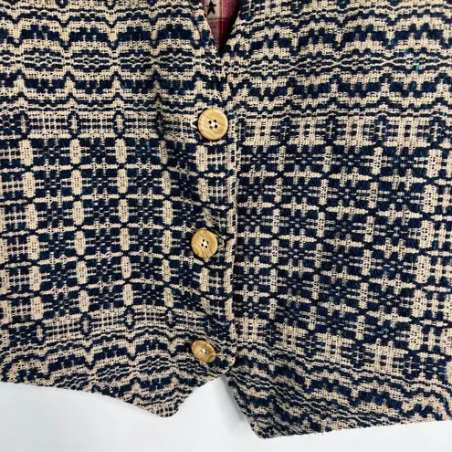 Handmade Reversible Vest Southwestern Western Country Rodeo Quirky Size MD/LG