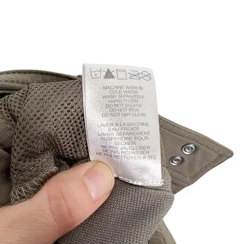 Lole Lolë Taupe Nylon Blend Stretchy Capri Pants Outdoor Hiking