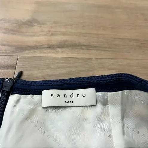 Sandro Annette Plaid Mini Skirt