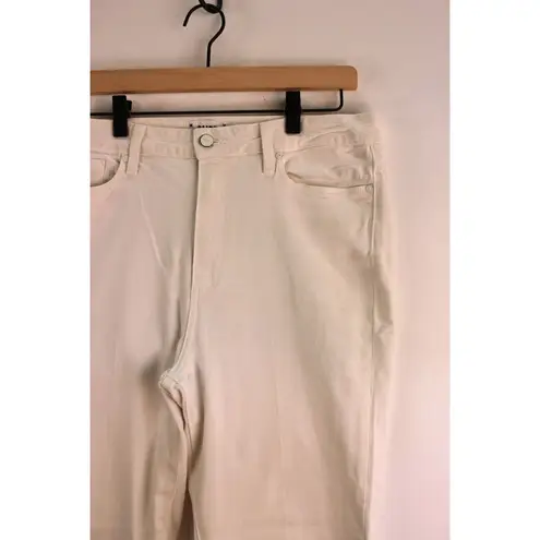 Paige Womens Jeans White Margot Skinny Denim High Rise Ankle Light Wash Size 31