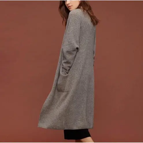 Babaton Aritzia Alpaca Wool Blend Longline Coat Taupe Gray Size S