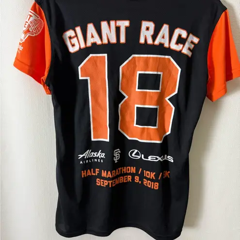 San Francisco Giant Race 2018 Women’s Running Shirt #18 Black Size M