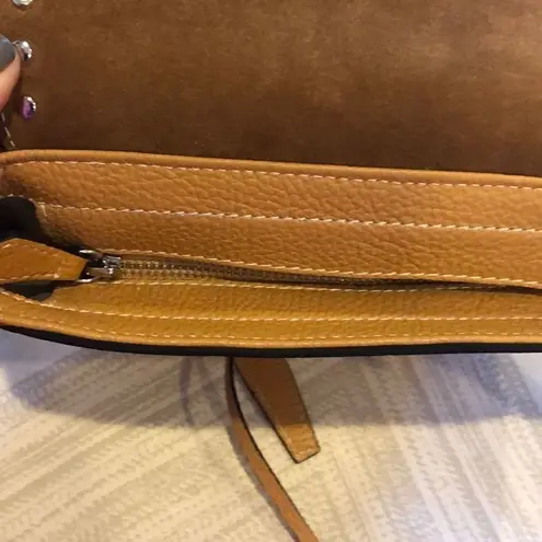 Mario Valentino Valentino Tan Small Satchel Bag